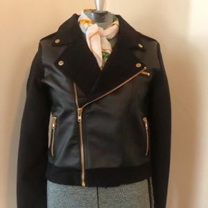 Fauxgerty leather jacket size small